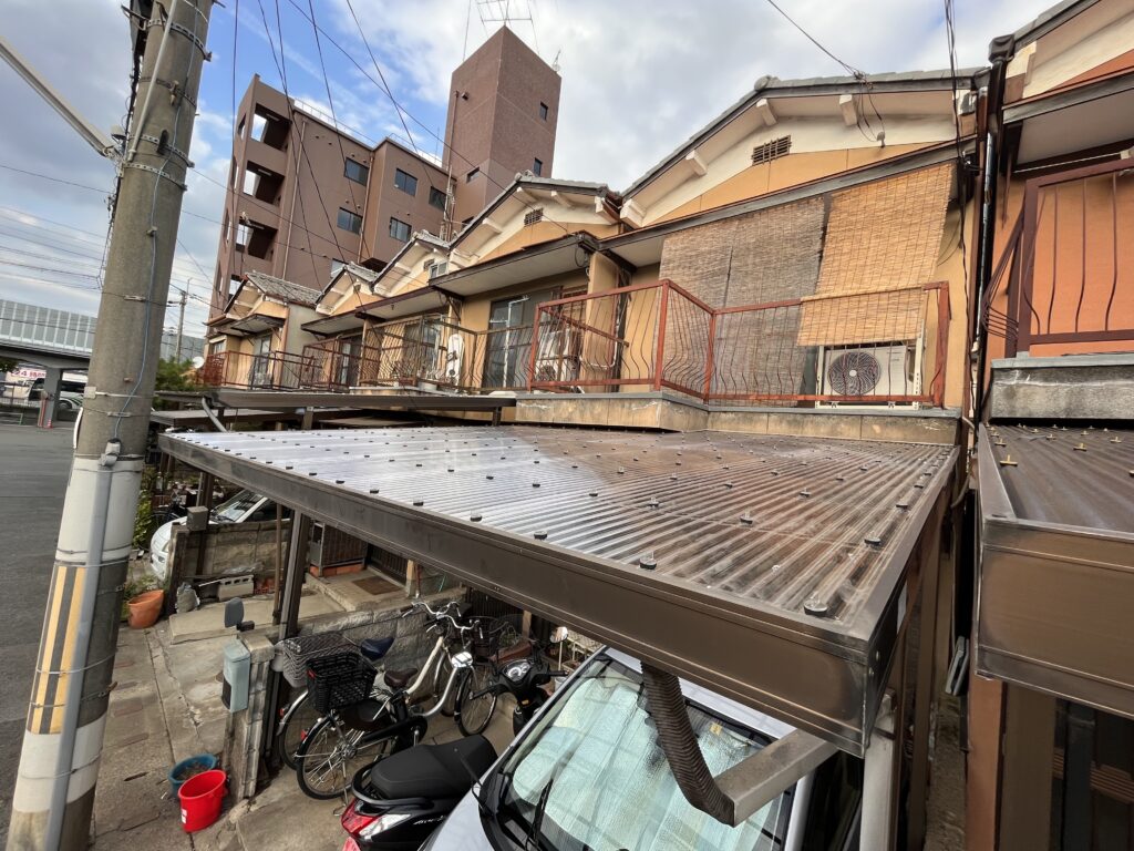 Carport roof replacement