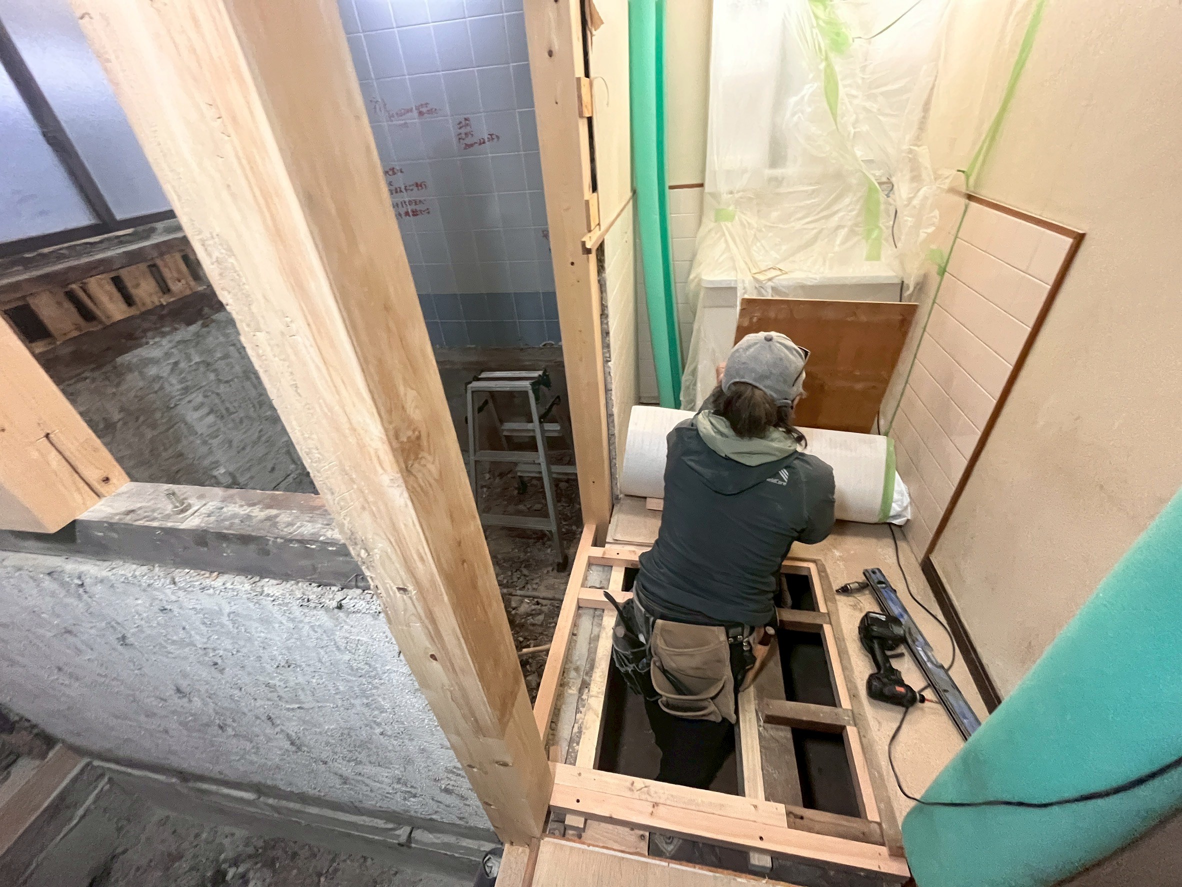 Reinforcing damaged pillars and foundation after termite damage
