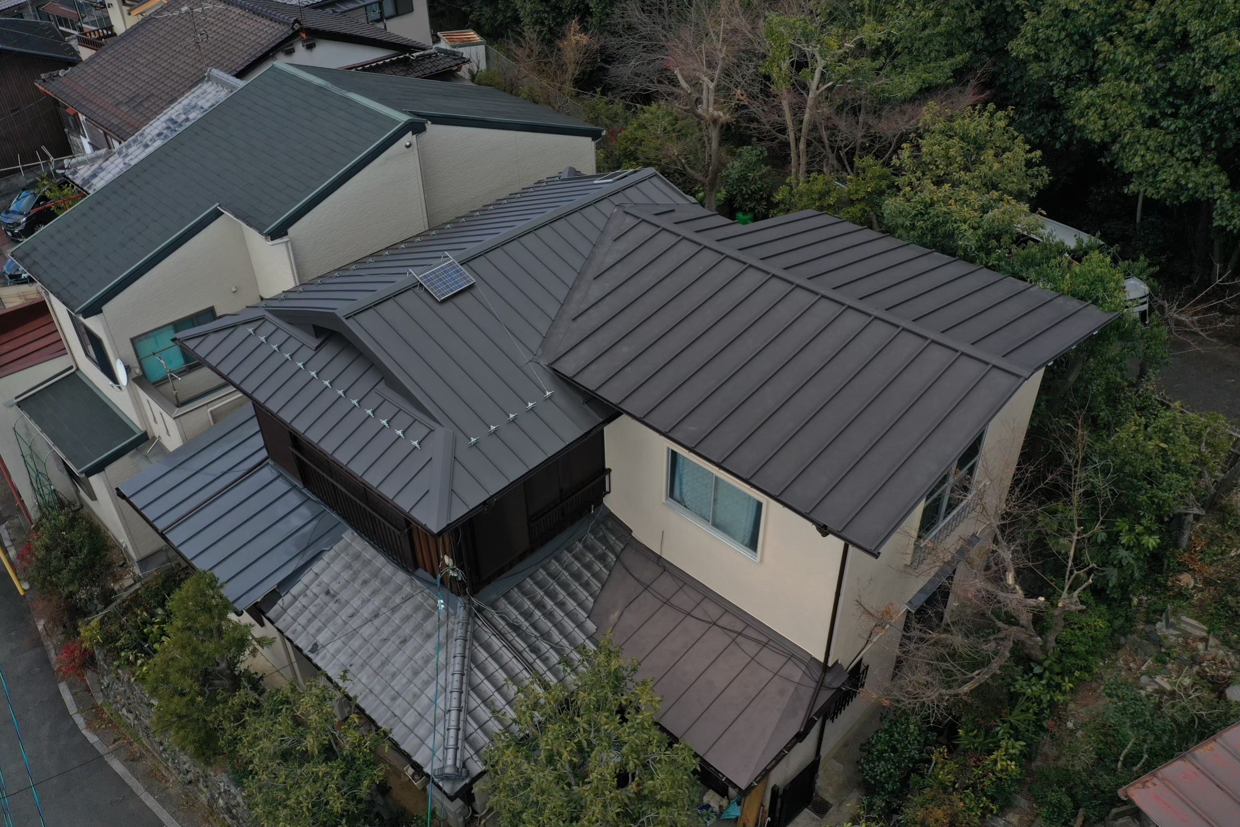 Completed exterior renovation